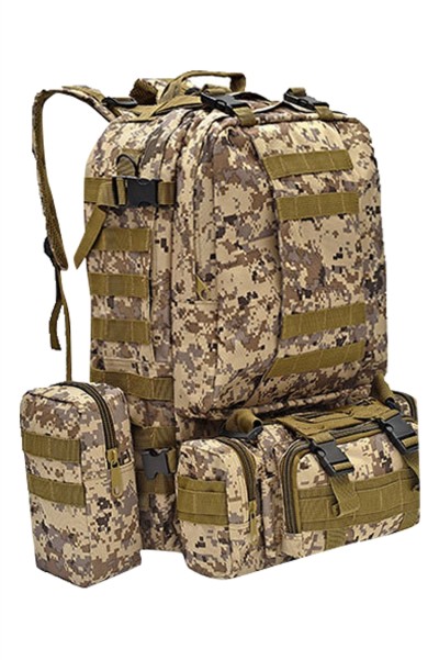 SKFAK021 Online Order Camo Shoulder First Aid Kit Outdoor Travel Cross-country Climbing Adventure Limit Ride Design Waterproof Shoulder First Aid Kit Multi-adjustment Buckle First Aid Kit Supplier detail view-4